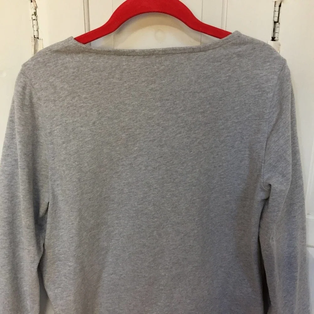J. by J. Crew Gray Top w/ Eyelet Detail - Picture 16 of 16